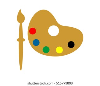 palette paint image vector icon logo symbol