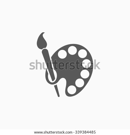 palette and paintbrush icon