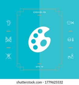 Farbpalette. Grafische Elemente für Ihr Design