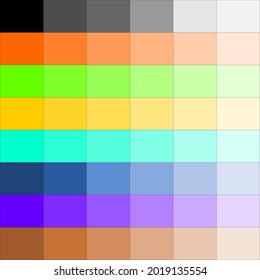 The palette pattern background. colorful vector concept.