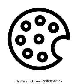 Palette vector icon on white background