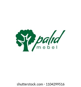 Palid Oak Minimalist Vector Logo Illustration
