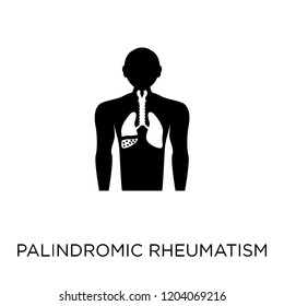 Palindromic rheumatism icon. Palindromic rheumatism symbol design from Diseases collection. Simple element vector illustration on white background.