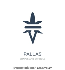 pallas icon vector on white background, pallas trendy filled icons from Shapes and symbols collection, pallas vector illustration