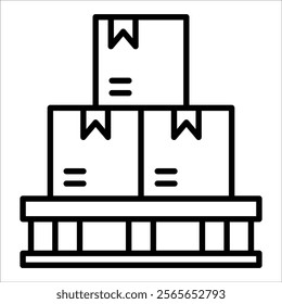 Pallet Icon Element For Design