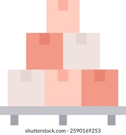 Pallet Icon Element For Design