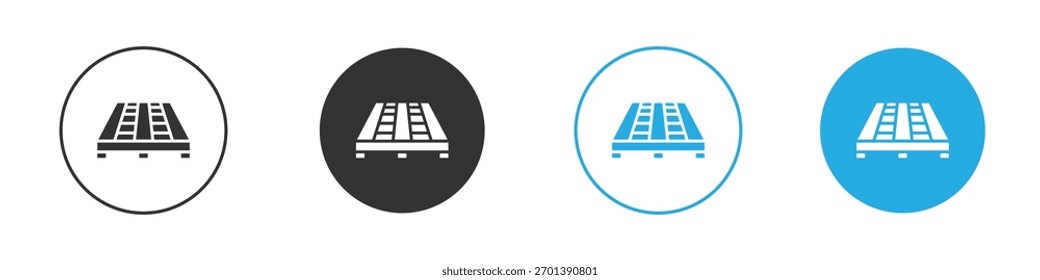 Pallet icon. Graphic icon design template