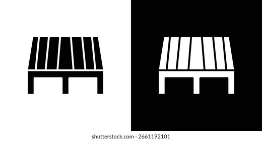 Símbolo de icono de paleta. Diseño simple y plano para Web y App móvil