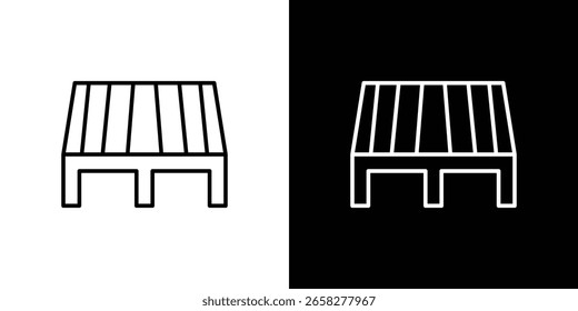 Pallet icon. Symbol for your web site design, logo, app, UI. Vector illustration. EPS10