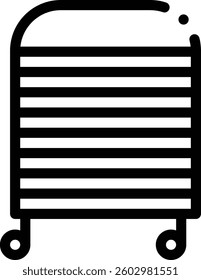 pallet icon. Thin Linear Style Design Isolated On White Background