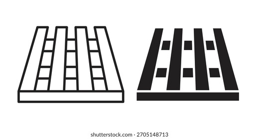 Icono de paleta de Vector de diseños modernos planos y de carrera
