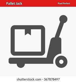 Pallet Jack Icon. Professional, Pixel Perfect Icons Optimized For Both Large And Small Resolutions. EPS 8 Format.