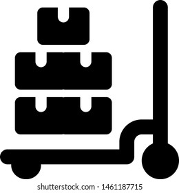 Pallet truck for industrial and airport material handling
