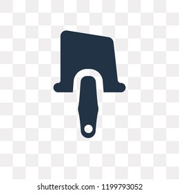 Pallete vector icon isolated on transparent background, Pallete transparency concept can be used web and mobile