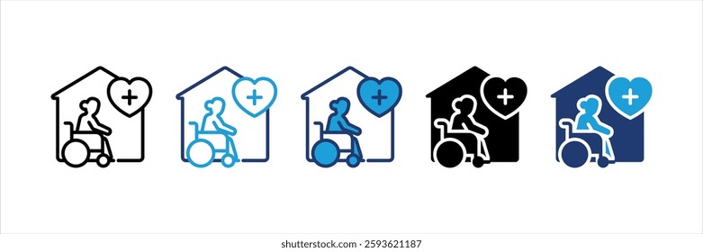 Palliative Care Icon Element For Design