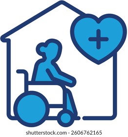 Palliative Care Icon Element For Design
