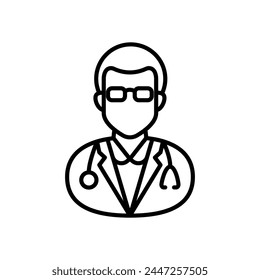 Palliative Carer icon in vector. Logotype
