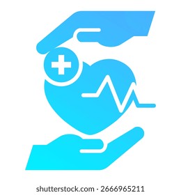 Palliativzentrum Icon-Element für Design