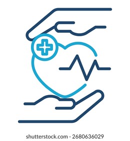 Palliative Center Icon Element For Design