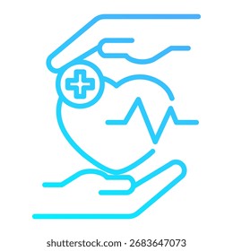Elemento de icono de centro paliativo para diseño