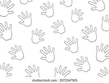 palm background on white background