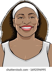Palm Beach, FL - 4/1/2020: Serena Williams, Tennis Player