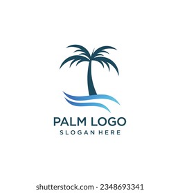 Palm beach logo with modern design for your company or business