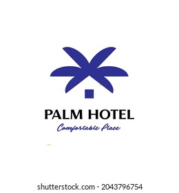 Palm Beach With Windows For Hotel Bar Loung Logo