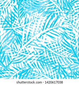 Palm Branch Seamless pattern background