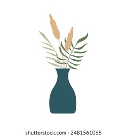 Palm Branches in a Vase Illustrations, featuring elegant and stylish designs perfect for tropical and botanical themes