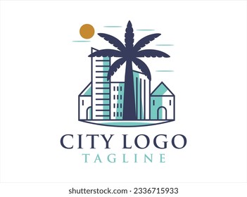 Palm City Logo design concept