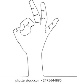 palm continuous line vector design