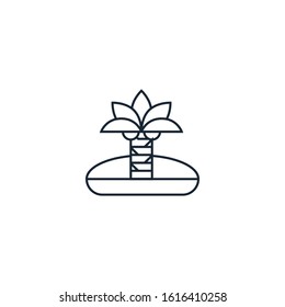 palm creative icon. From Recycling icons collection. Isolated palm sign on white background