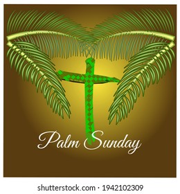 Palm cross for Palm Sunday