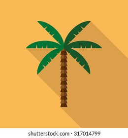 palm flat  illustration