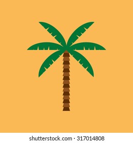  palm flat  illustration