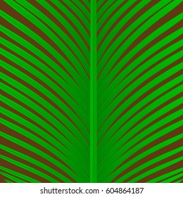 palm green leaf background, vector pattern