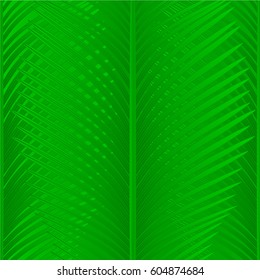 palm green leaf background, vector pattern