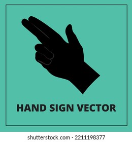 Palm, Hand icon vector, filled flat sign, solid pictogram isolated on white, logo illustration