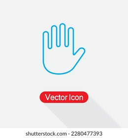 Palm Of Hand, Palm, Hand Icon Vector Illustration Eps10