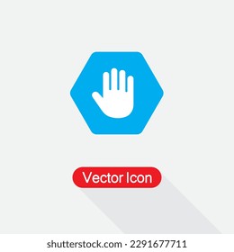 Palm Of Hand, Palm, Hand Icon Vector Illustration Eps10