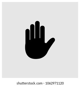 Palm Hand Vector Icon
