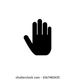 Palm of the hand vector icon