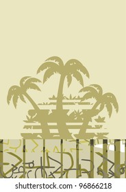 Palm holidays wallpaper