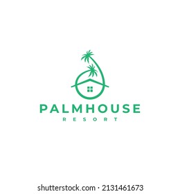 palm house creative logo design
