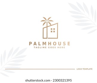 palm house creative logo design
