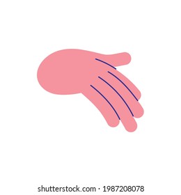 palm human hand gesture icon