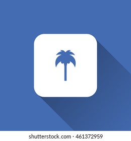 palm icon. flat design