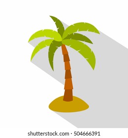 Palm icon. Flat illustration of palm vector icon for web