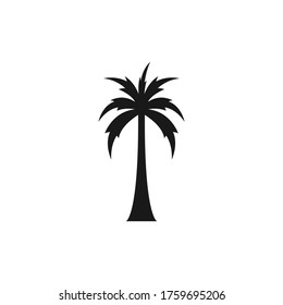 Palm icon flat vector illustration